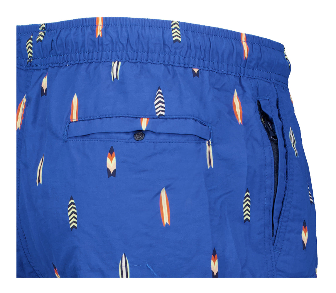 Short de bain bleu cobalt Nate surfboards Shiwi