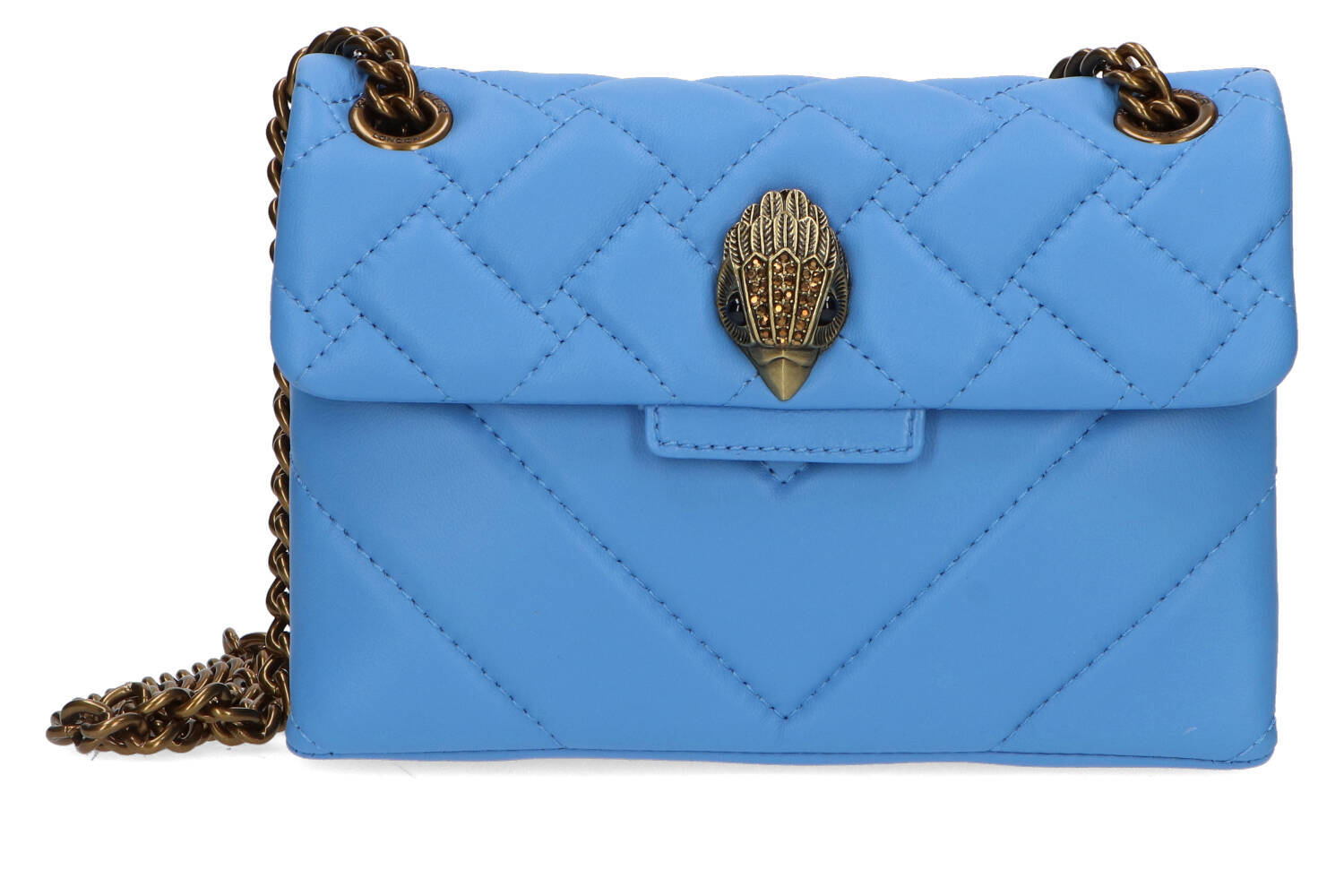 Sac bandoulière bleu moyen Kurt Geiger