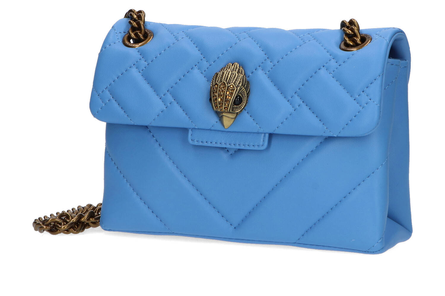 Sac bandoulière bleu moyen Kurt Geiger