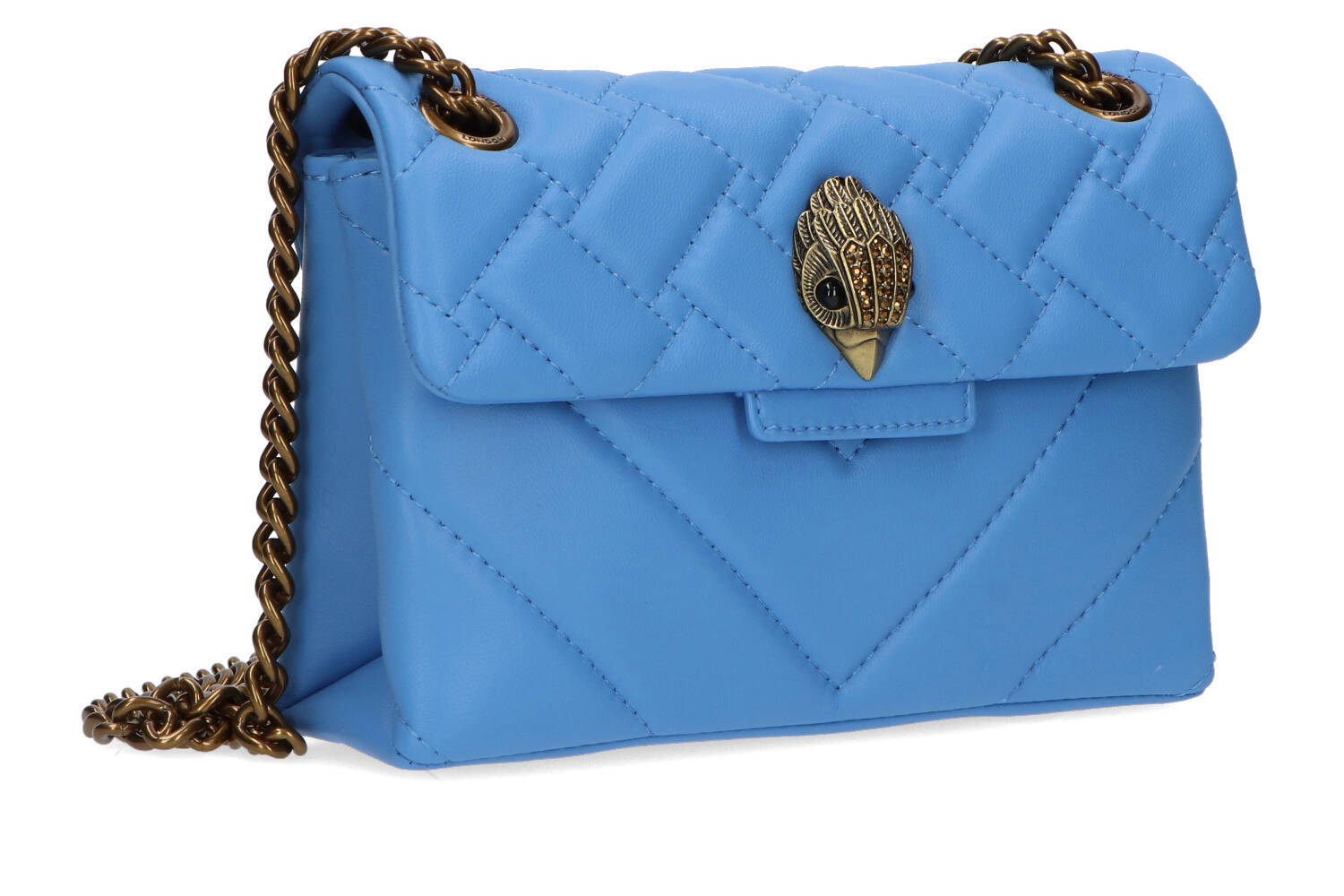 Sac bandoulière bleu moyen Kurt Geiger