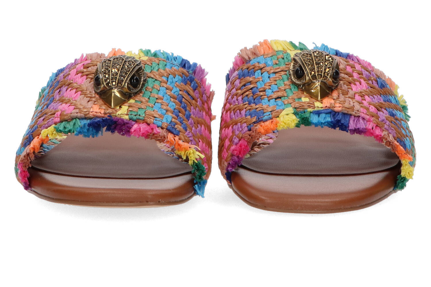 Sandales tressées colorées Kurt Geiger