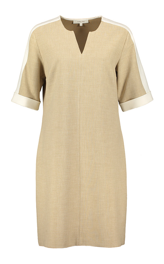 Beige geklede jurk Marie Mero