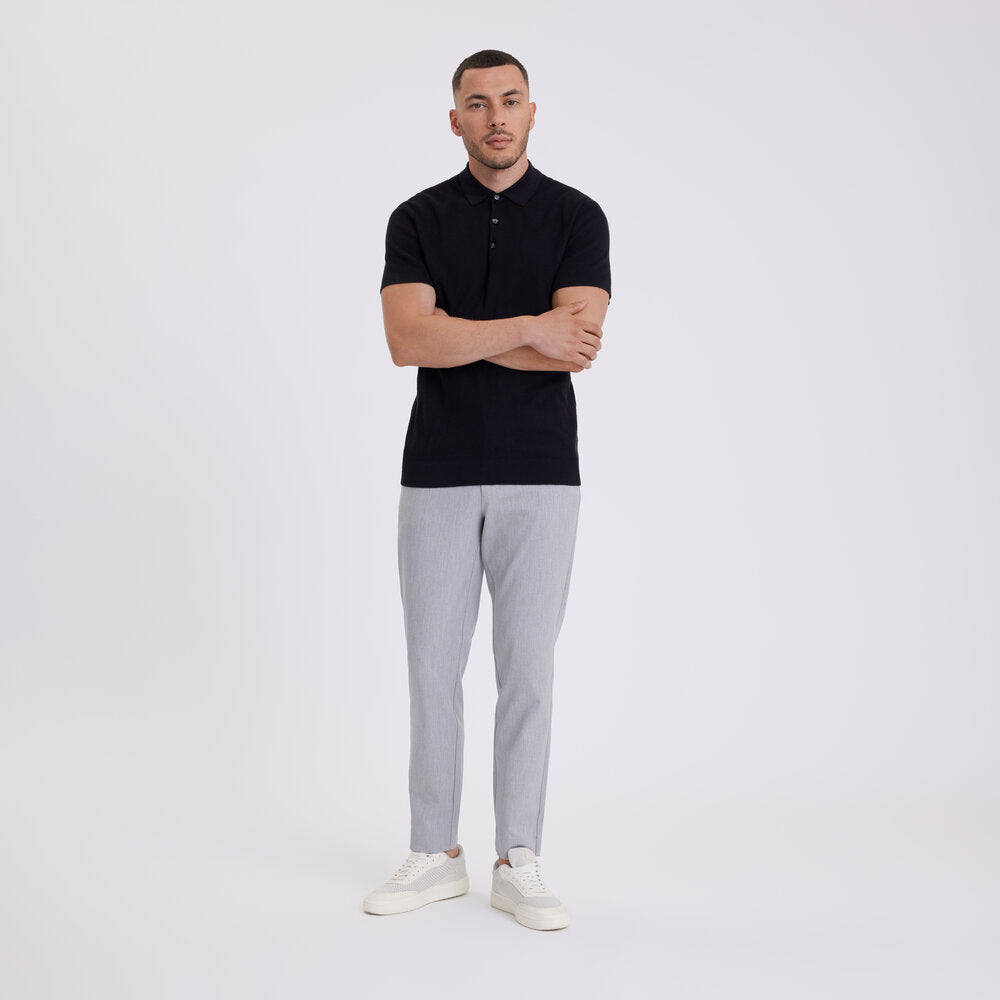 Lichtgrijze broek Josh Plain