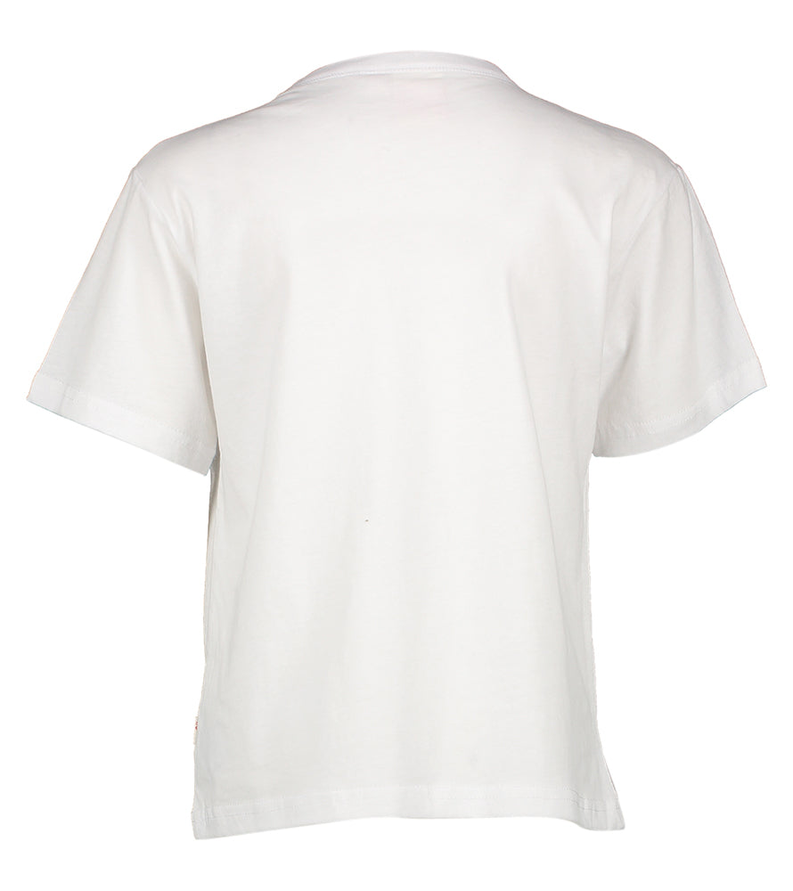 witte t-shirt met logo AO75