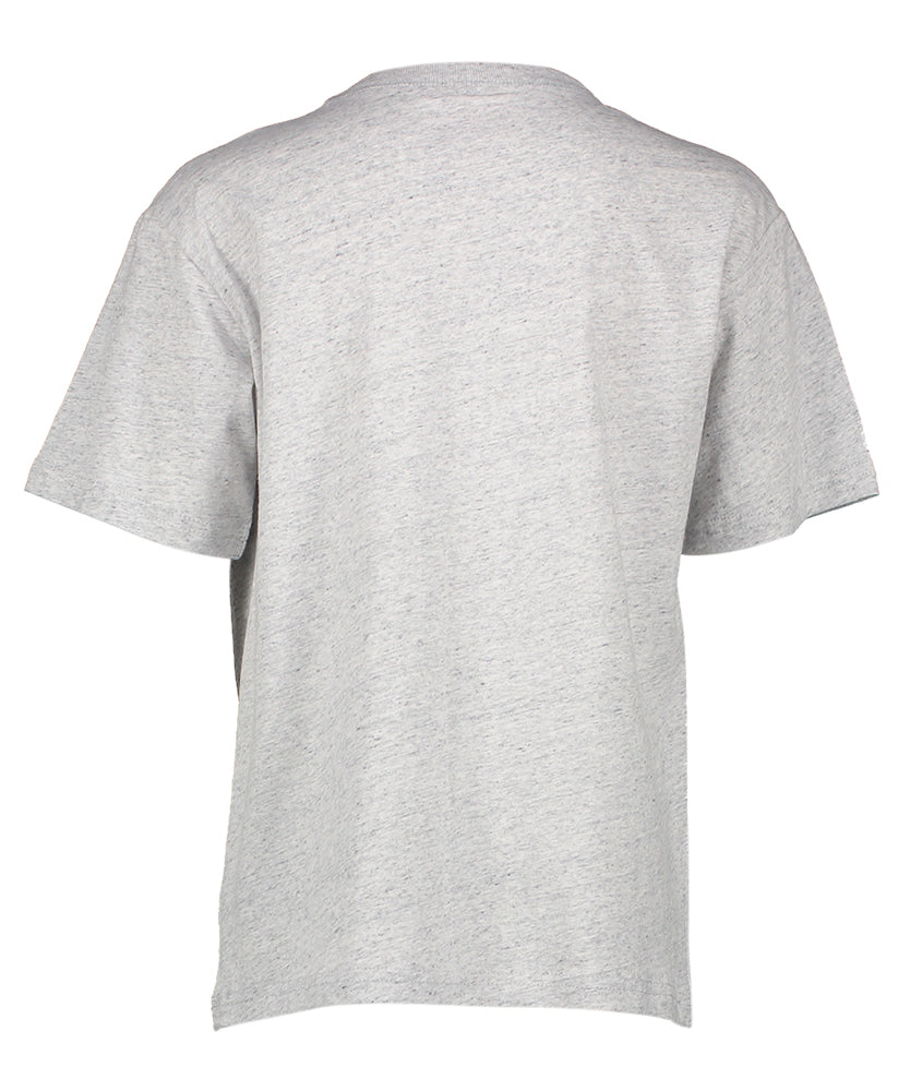 Grijze t-shirt let's catch waves AO75