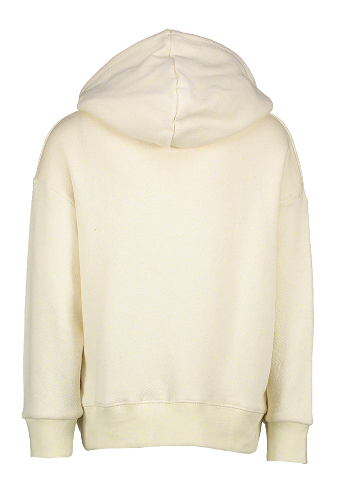 Ecru sweater met kap AO76