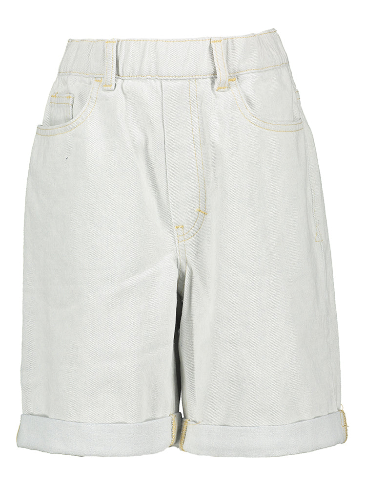 Lichtblauwe loose fit short AO76