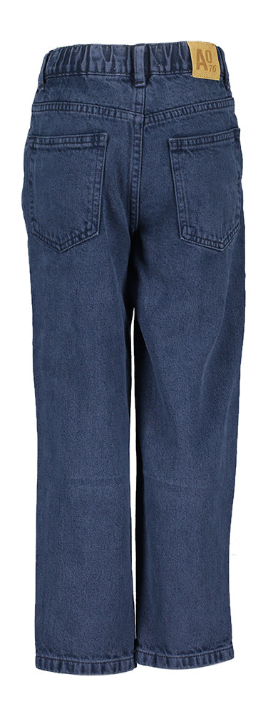 Jean bleu foncé coupe ample AO76