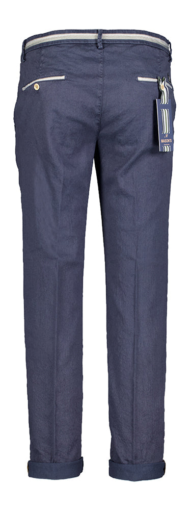 Pantalon de costume bleu foncé Masons