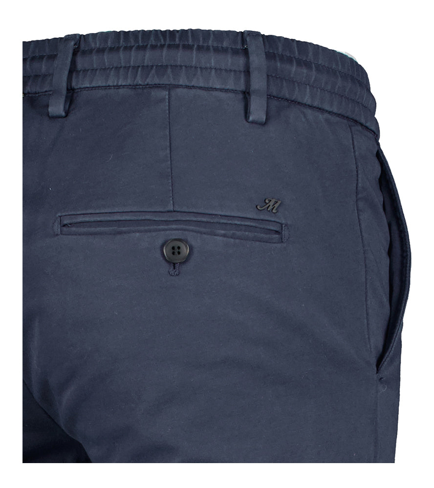 Chino bleu foncé coupe slim Maison's