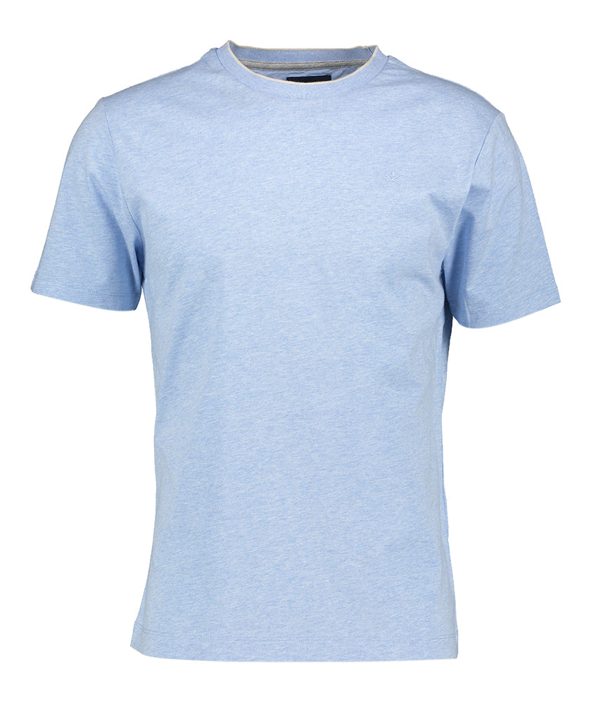 Lichtblauwe t-shirt Hackett