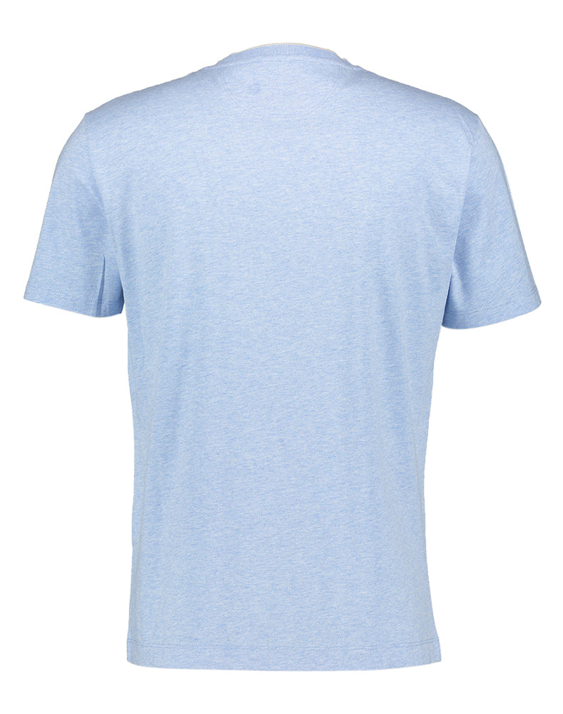 Lichtblauwe t-shirt Hackett