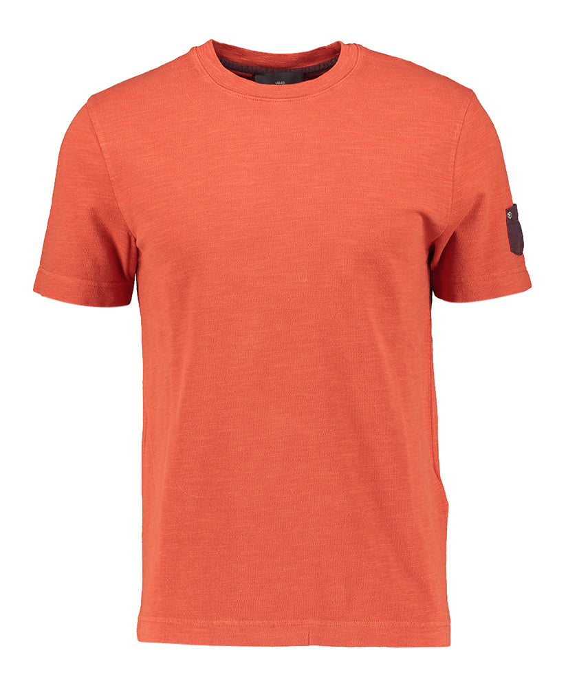 T-shirt rouge à manches courtes de Liu Jo