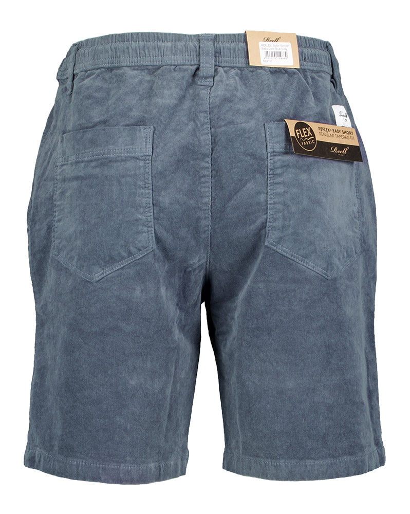 Grijze ribluwelen short Reflex Reell