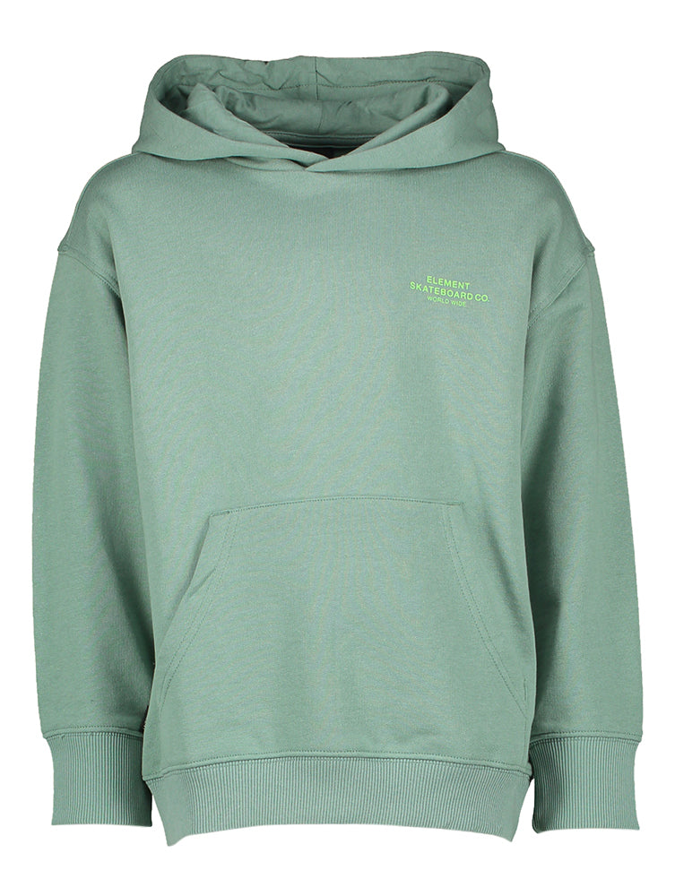 Groene sweater met kap Element