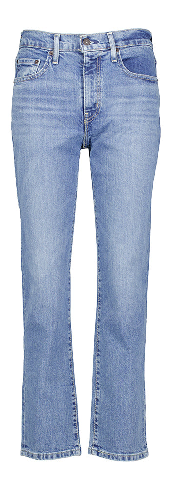 Jean Levi's bleu clair coupe droite taille haute