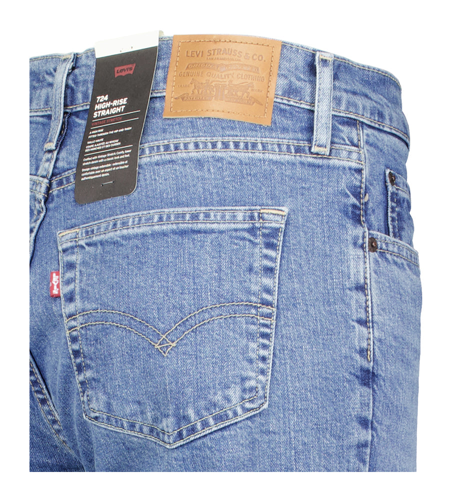 Jean Levi's bleu clair coupe droite taille haute
