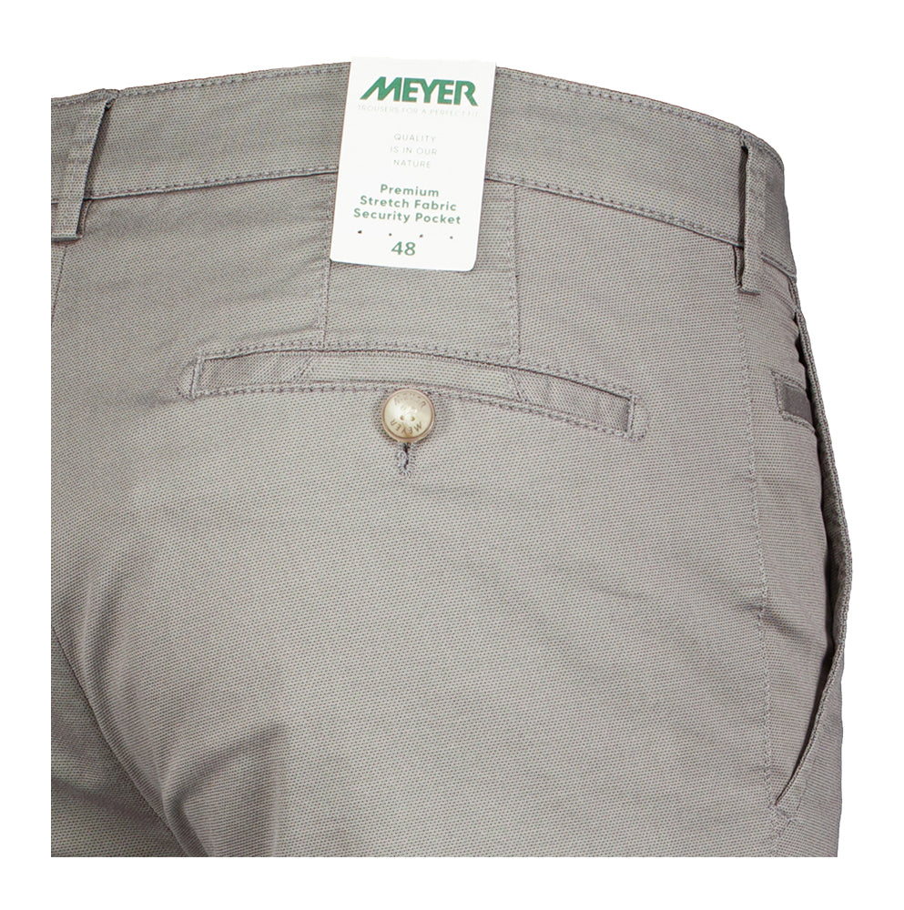 Grijz geklede broek Meyer