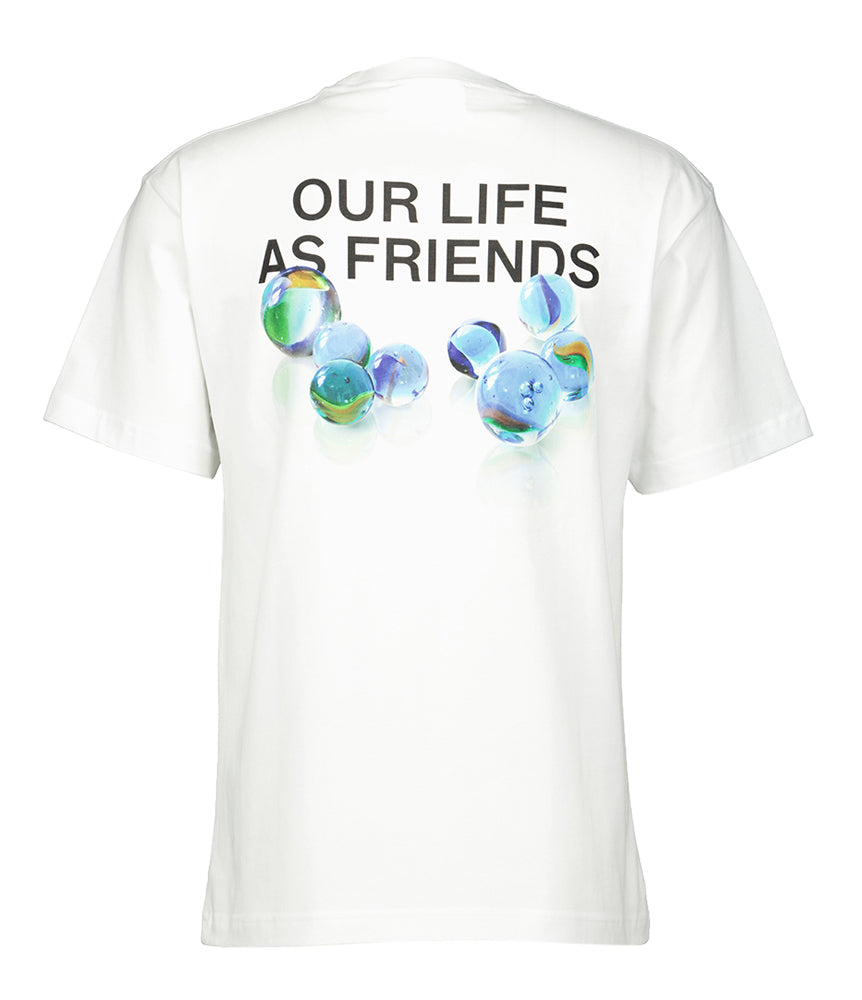 T-shirt blanc notre vie d'amis Olaf