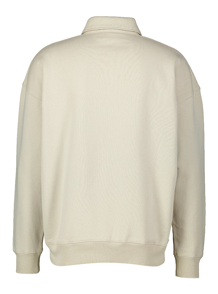 Beige trui met kraag Olaf