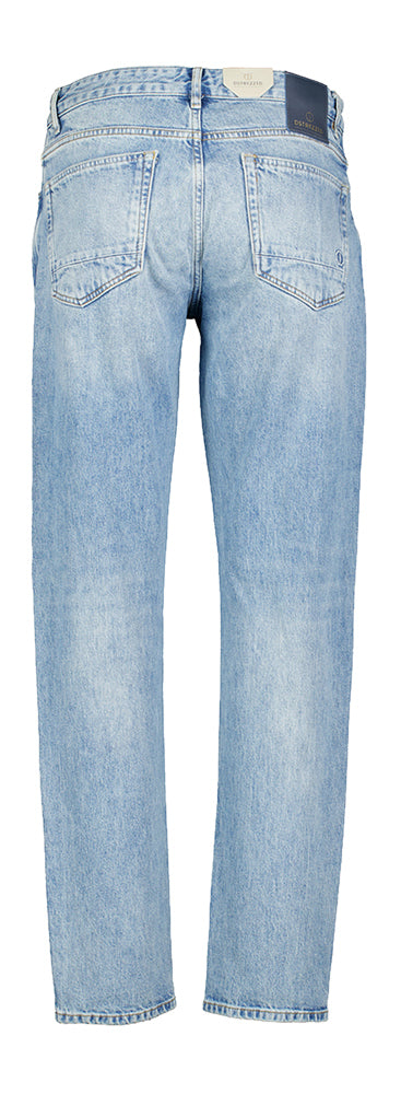 Jean vintage bleu fuselé défroissé