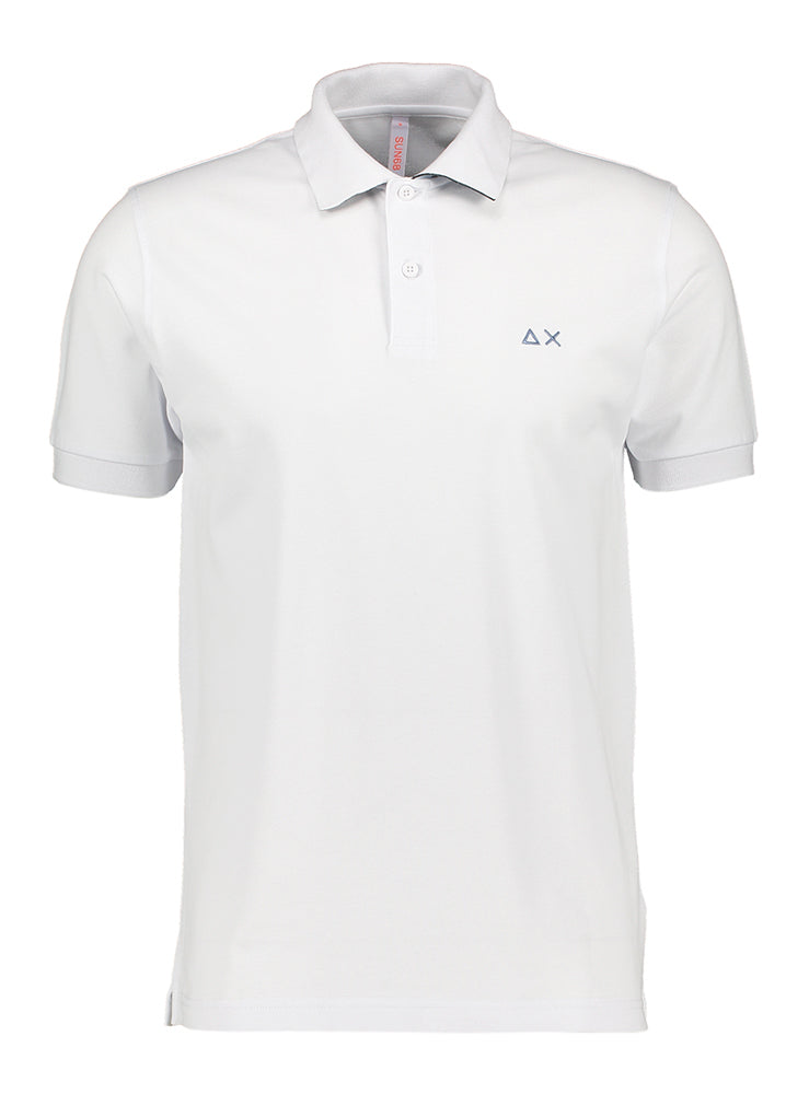 Witte polo met korte mouwen Sun 68