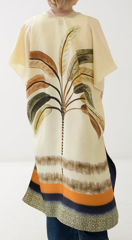Gilet jaune à imprimé floral Hanny K&amp;J