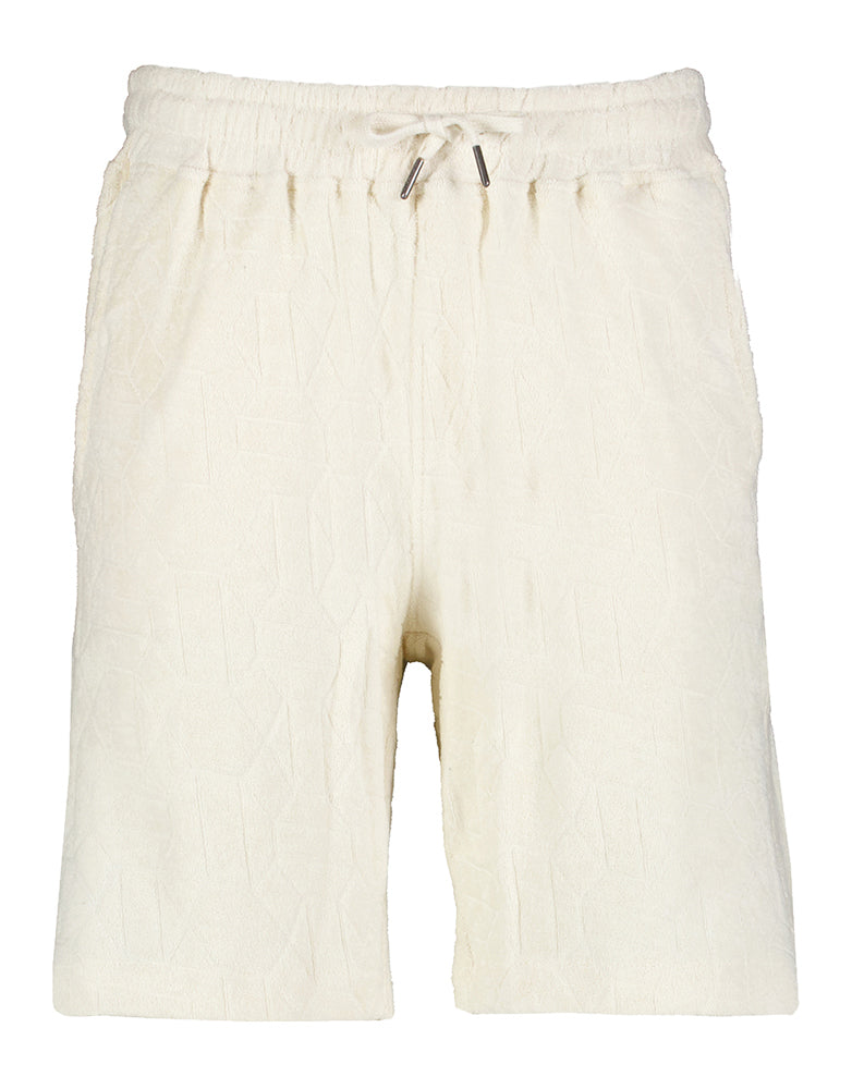 Short en éponge blanc cassé Logan Dstrezzed