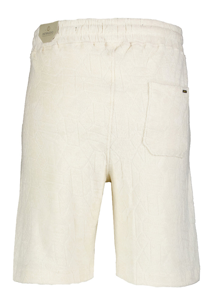 Short en éponge blanc cassé Logan Dstrezzed