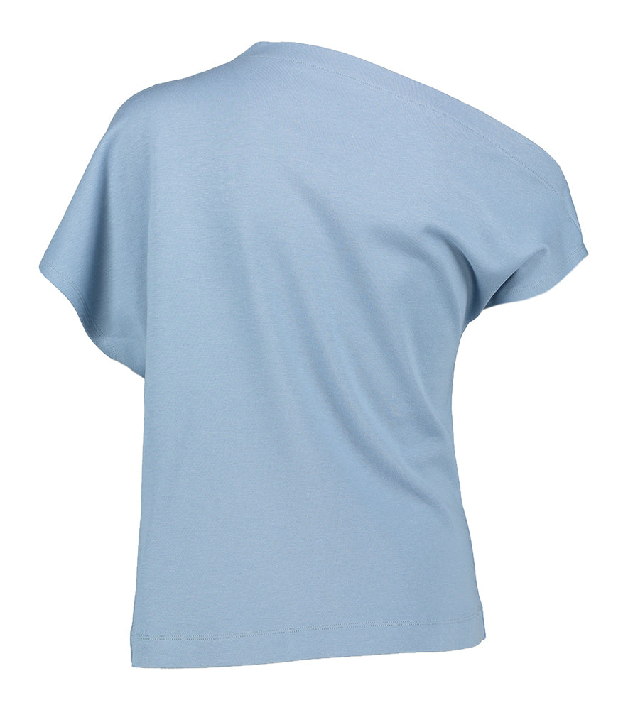 T-shirt bleu col bateau Fella Nathalie Vleeschouwer