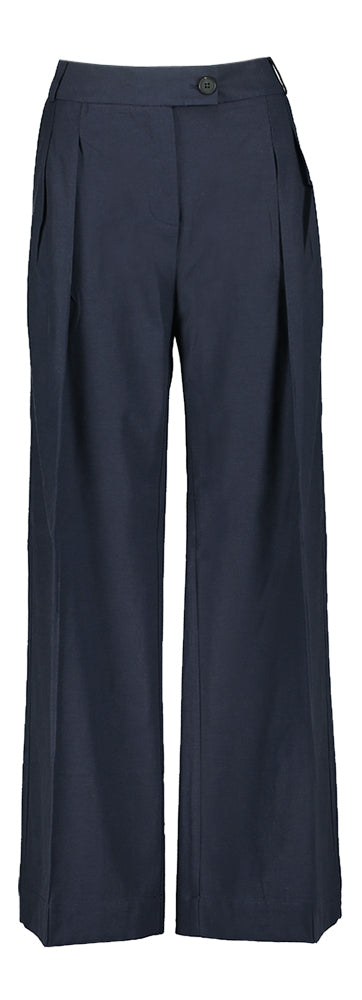 Pantalon de costume bleu foncé Cezar Nathalie Vleeschouwer