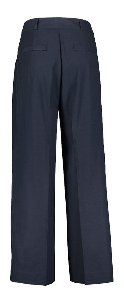 Pantalon de costume bleu foncé Cezar Nathalie Vleeschouwer