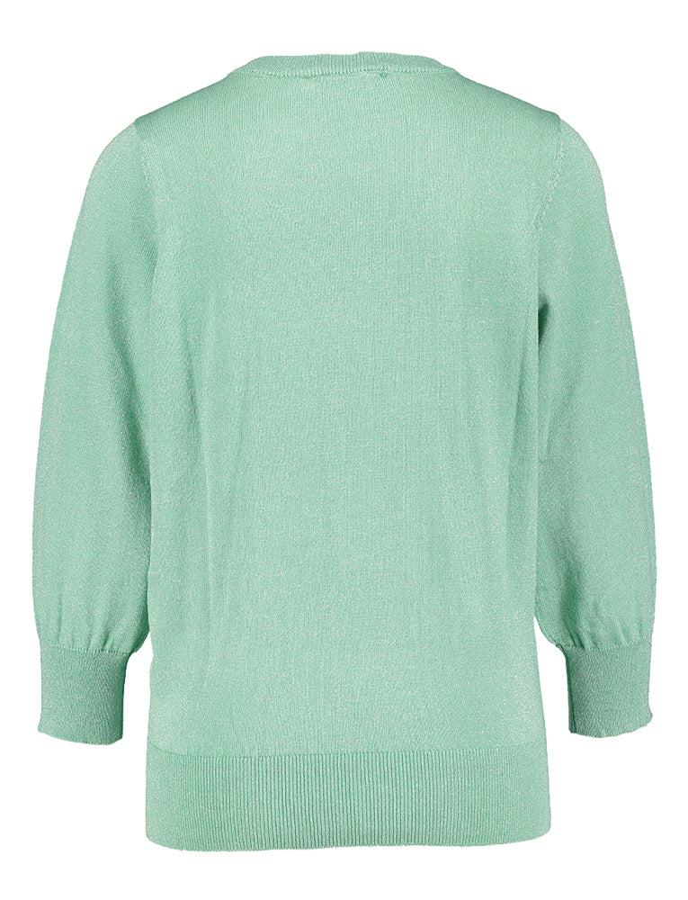 Groen metallic Remi Long Sleeve Peppercorn