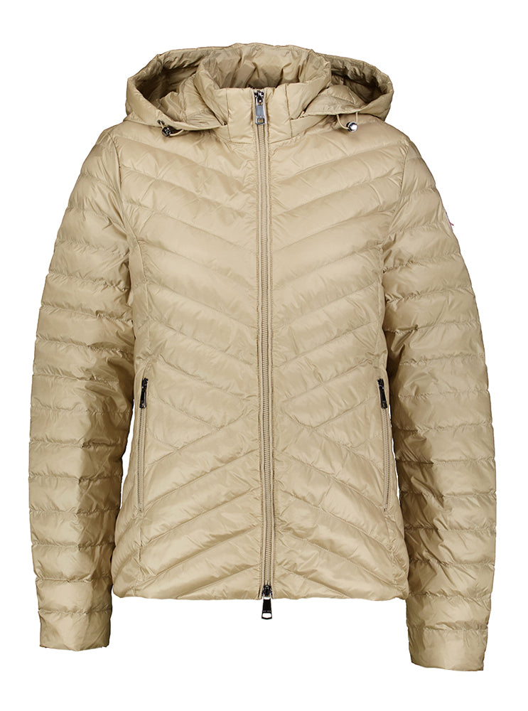 Manteau beige à capuche Toscana Jott
