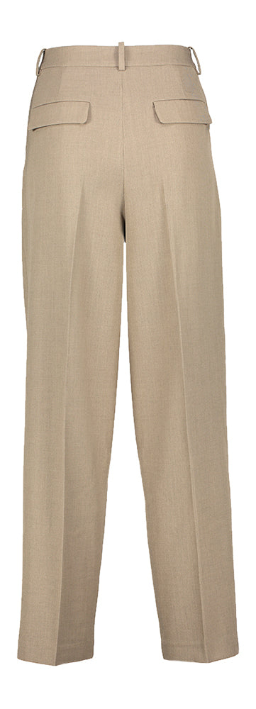 Beige geklede broek Vanilla Tailored Pant Withblack