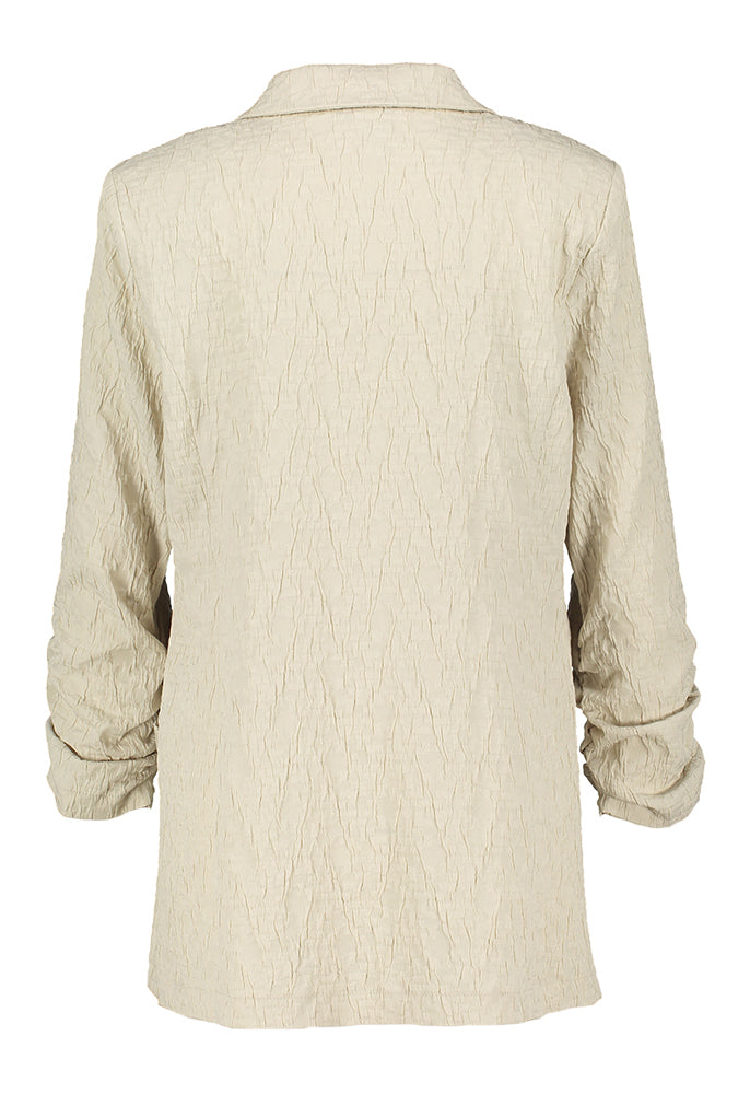 Beige openvallende blazer met structuur Joseph Ribkoff