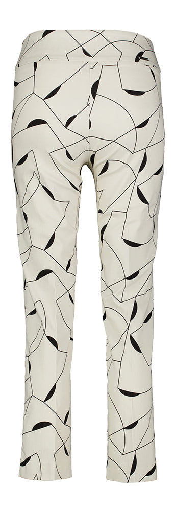 Beige broek met print Joseph Ribkoff