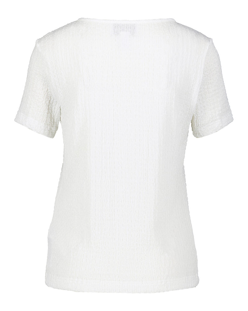Witte t-shirt met structuur Jospeh Ribkoff