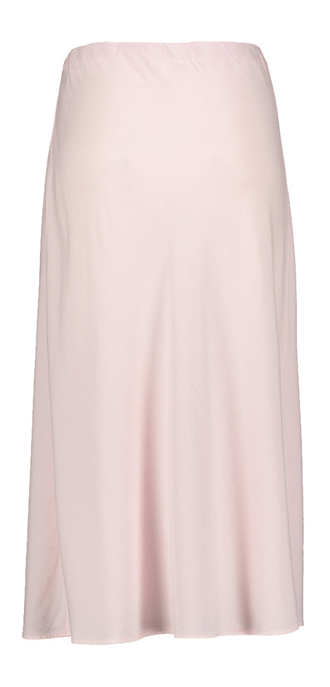 Roze halflange rok met elastiek Bella Dahl