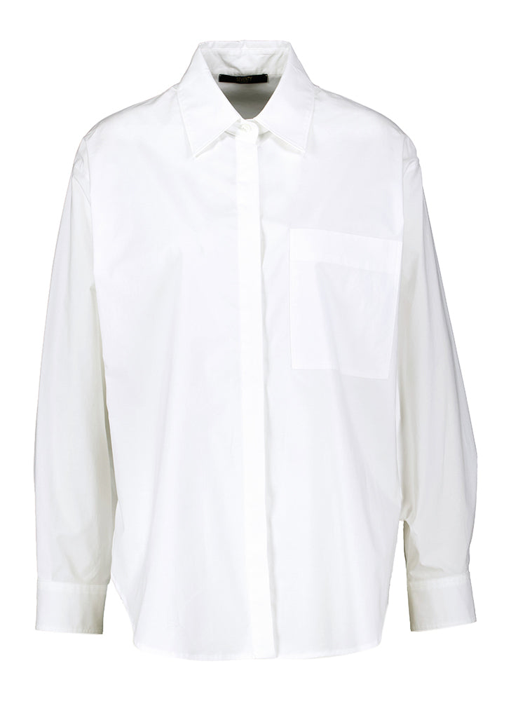 Chemisier en coton blanc soixante-dix