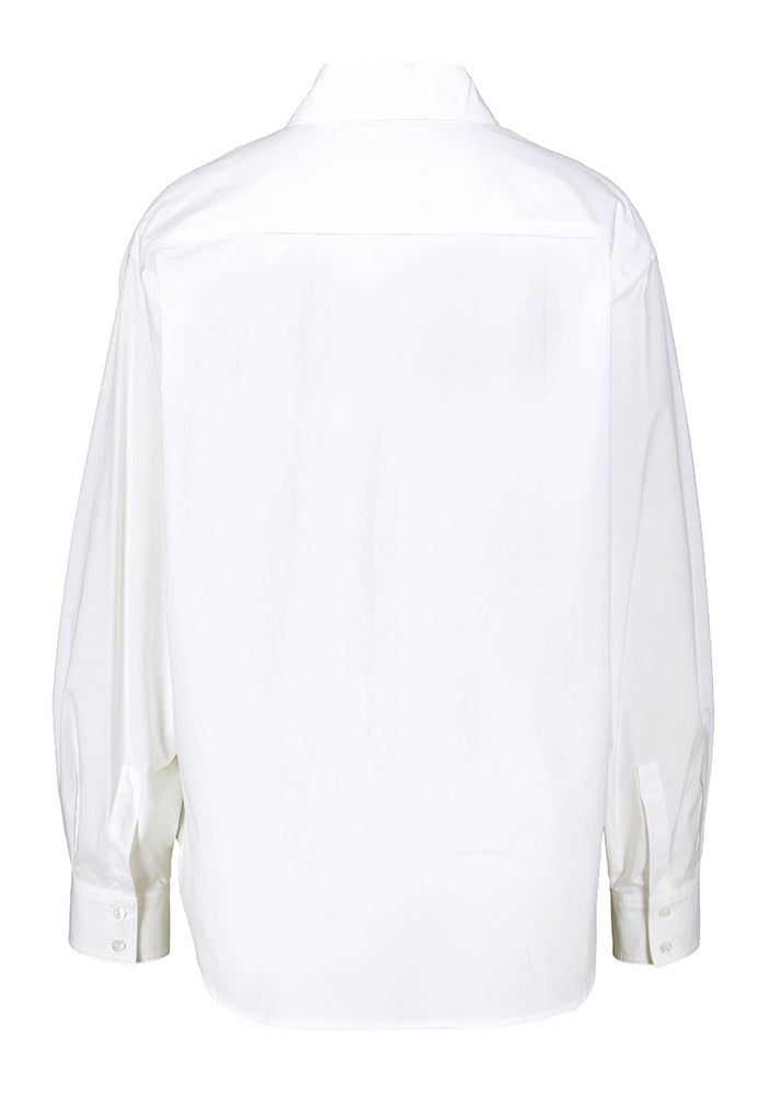 Chemisier en coton blanc soixante-dix