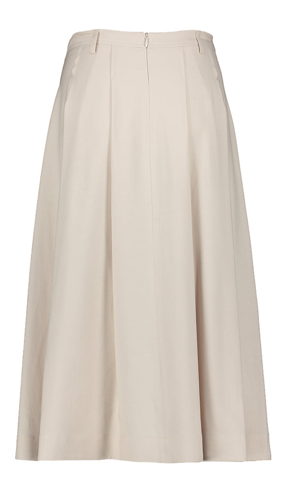 Jupe plissée écrue soixante-dix