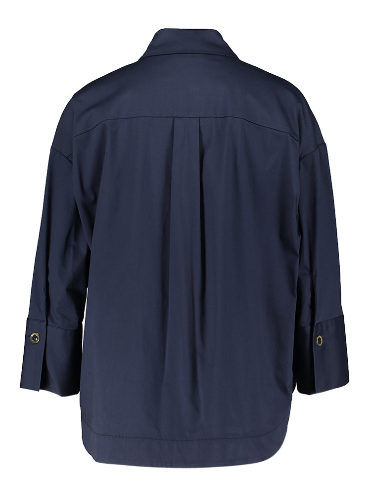Donkerblauwe vest April Due Amanti