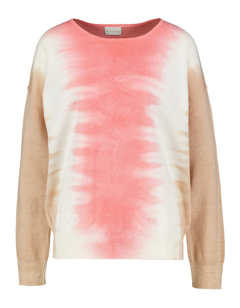 Summer mix trui met ronde hals Flyn Due Amanti