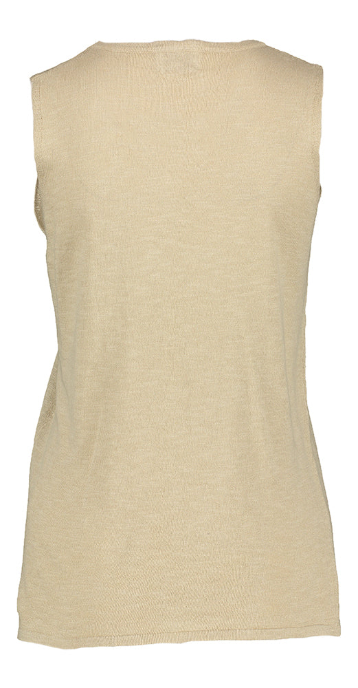 Blond wood beige top Due Amanti
