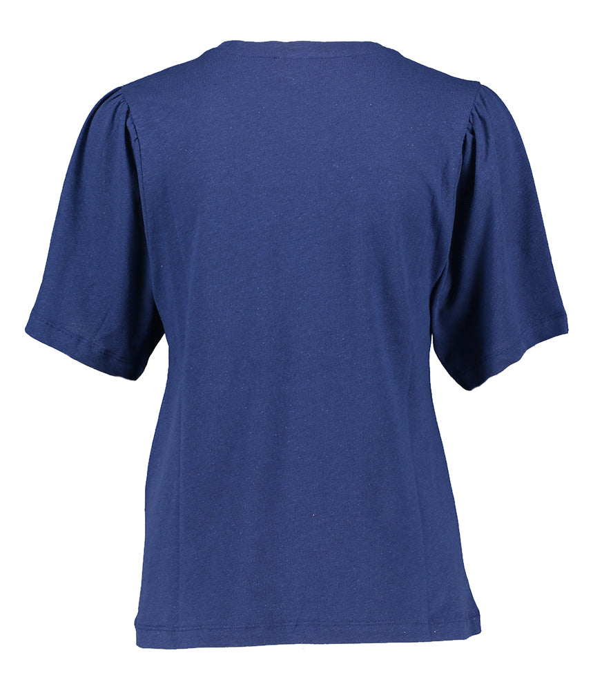 T-shirt bleu foncé Jem Due Amanti