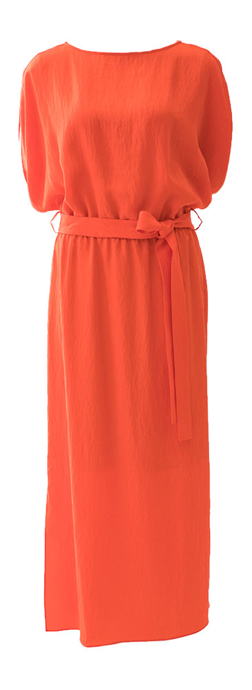 Robe longue orange Côte Natan