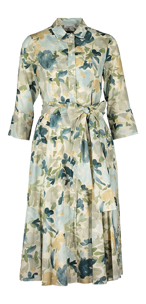 Robe longue en coton à imprimé floral Rosse 35