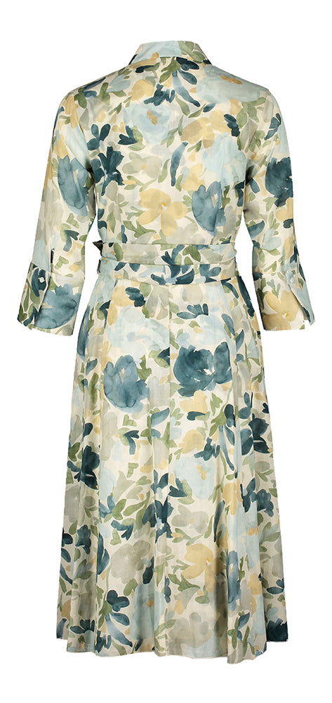 Robe longue en coton à imprimé floral Rosse 35