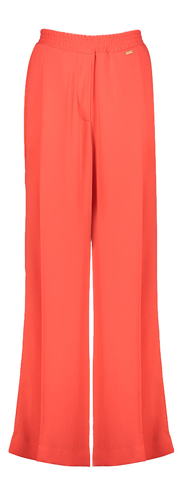 Koraalkleurige geklede broek Becca Blue Bay